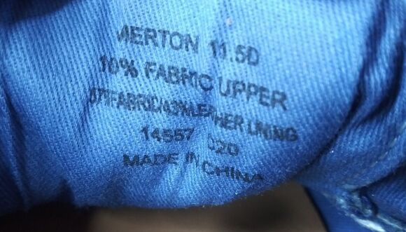 Polo Ralph Lauren USA Merton Boat Shoes Hombre Blue Red Tie dye Canvas Mens 11.5 main image 11